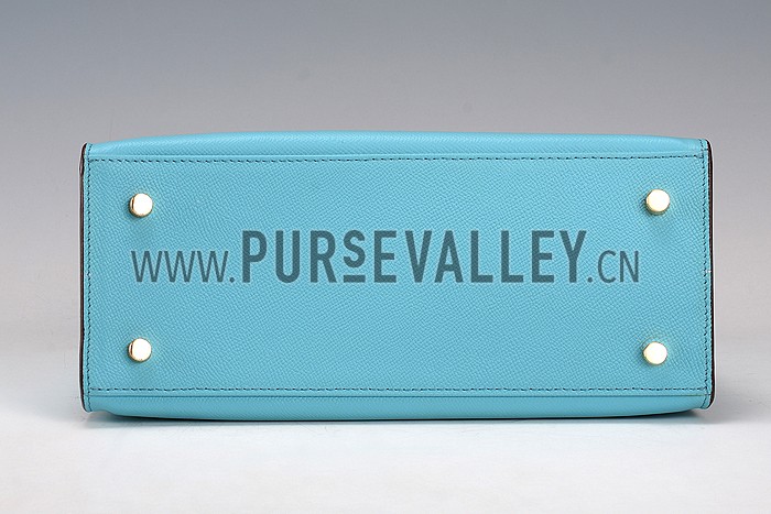 Hermes Kelly 28 Blue Jean 608143