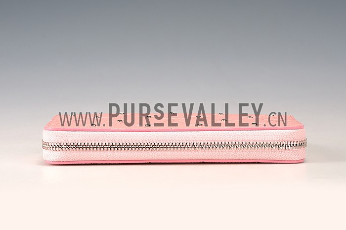 Louis Vuitton Empreinte Zippy Wallet With Studs Light Pink