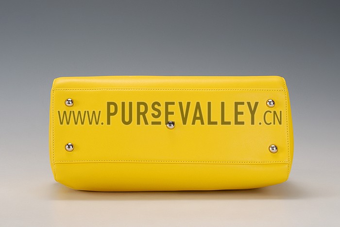 Fendi Peekaboo Medium Yellow Bag