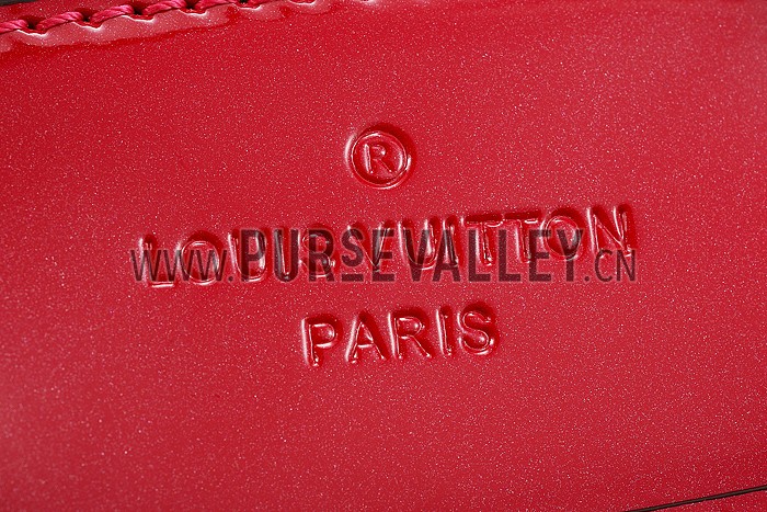 Louis Vuitton Brea Monogram Vernis PM Bag Cherry