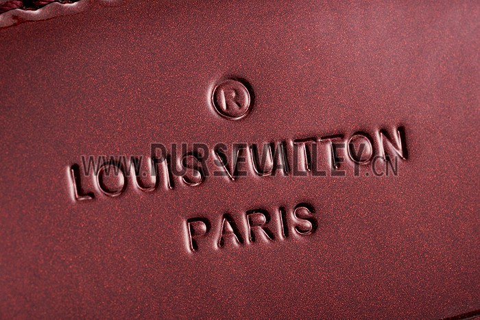 Louis Vuitton Brea Monogram Vernis PM Bag Dark Red