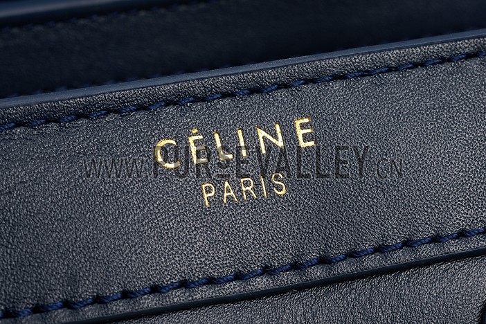 Celine Nano Luggage Navy