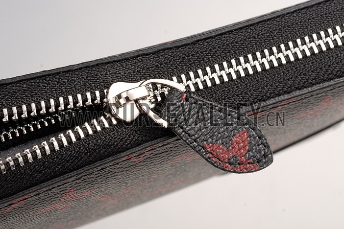 Louis Vuitton Monogram Infrarouge Zippy Wallet Black