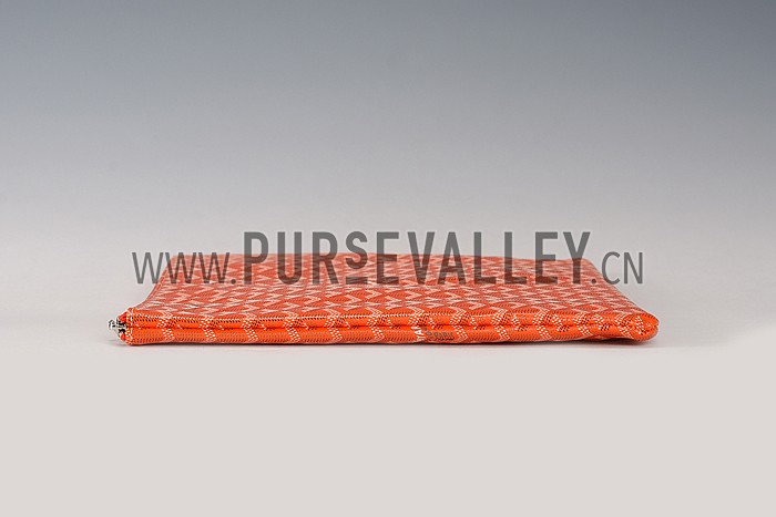 Goyard Zipped Pouch Orange