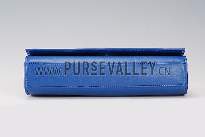 Saint Laurent Classic Monogram Clutch Blue 608322