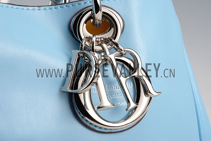 Diorissimo Medium Light Blue City Bag