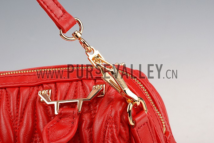 Miu Miu Top Handle Red