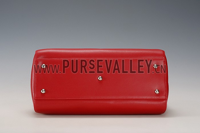 Fendi Peekaboo Medium Red Bag