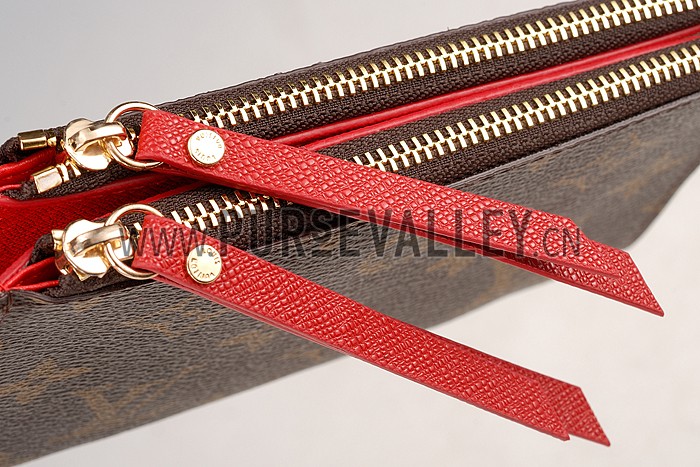 Louis Vuitton Adele Compact Wallet Red