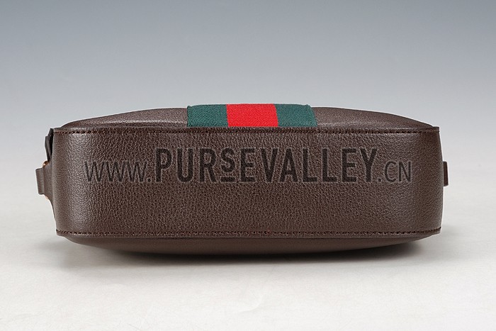 Gucci Bee Detail Brown Leather Bag