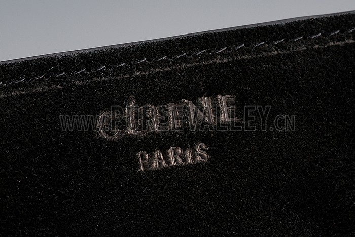 Celine Phantom Luggage Suede Leather Black