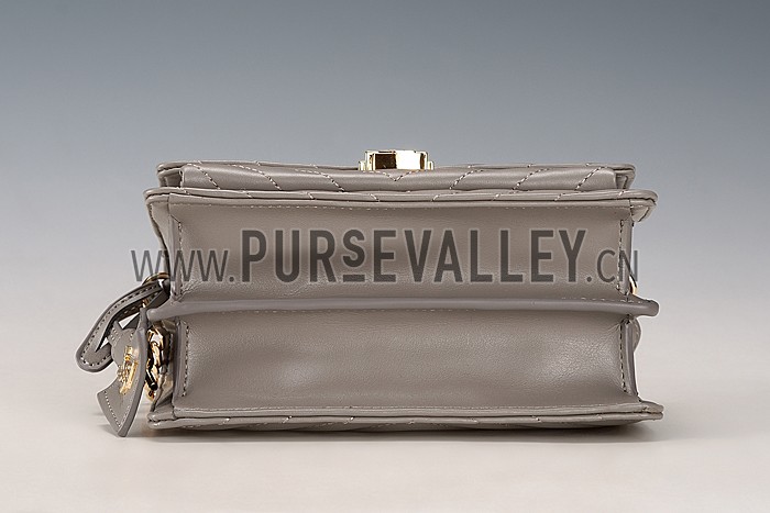 Saint Laurent High School Matelasse Medium Bag Grey