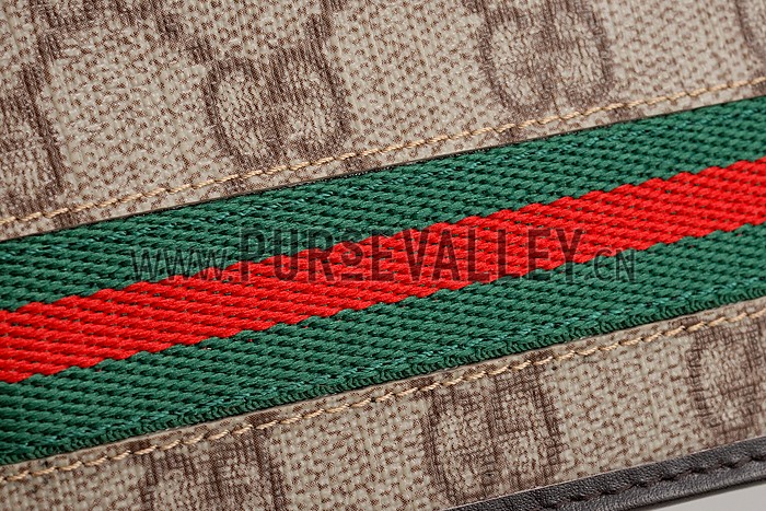 Gucci Supreme Web Bi-Fold Wallet