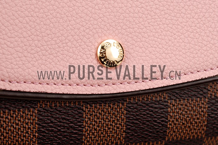 Louis Vuitton Damier Ebene Normandy Wallet Pink 18926655