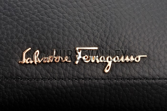 Salvatore Ferragamo Amy Duffle Bag Black 18926656