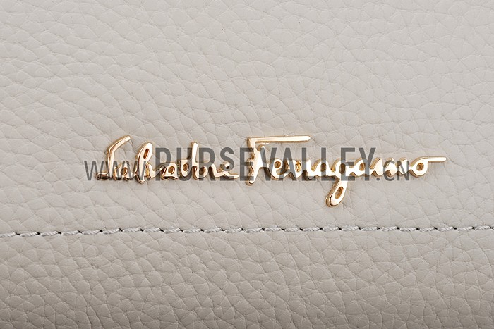 Salvatore Ferragamo Amy Duffle Bag Grey 18926657