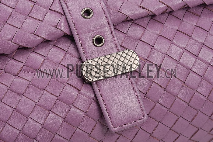 Bottega Veneta Crossbody Intrecciato Purple Bag
