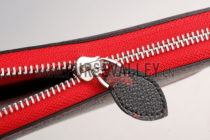 Louis Vuitton Monogram Infrarouge Zippy Wallet Red