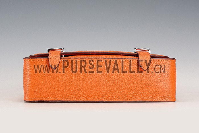 Hermes Man Messenger Large Orange Bag