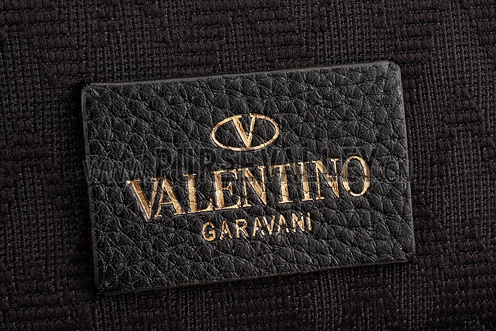 Valentino Viva Valentino Fabric Clutch Ivory