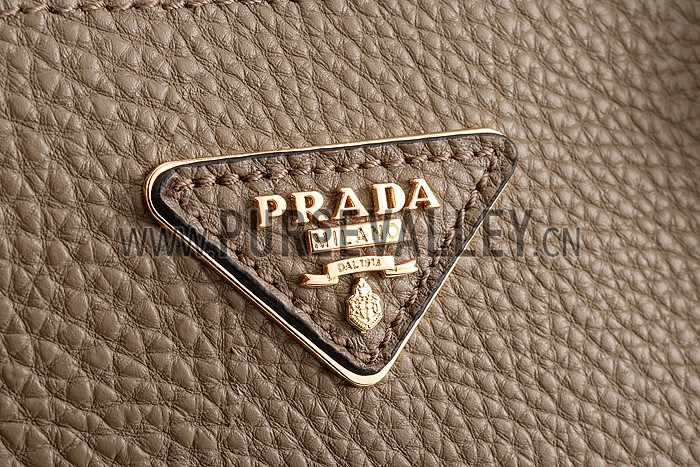 Prada Double Tote Grey With Python Handles