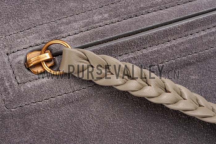 Celine Phantom Luggage Suede Leather Grey