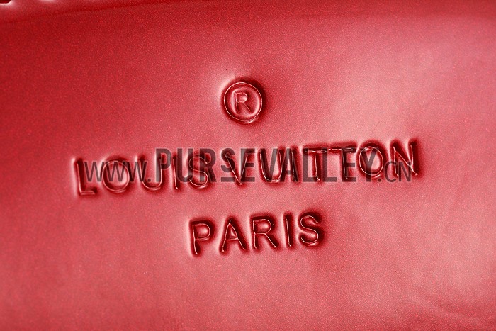 Louis Vuitton Brea Monogram Vernis PM Bag Red