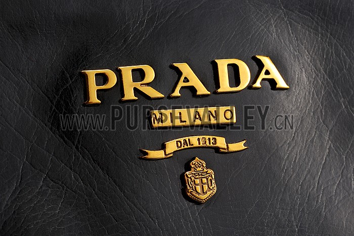 Prada Classic Patent Leather Satchel Black