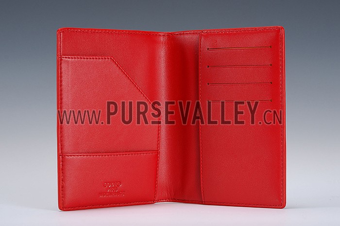 Goyard Red Passport Cover 18926621
