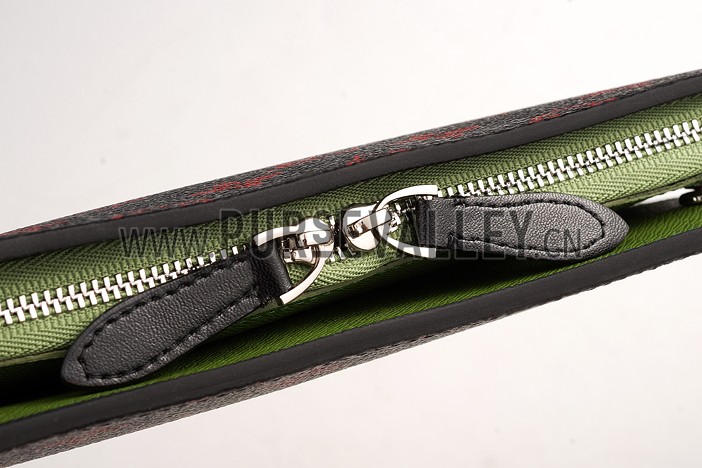 Louis Vuitton Monogram Infrarouge Zippy Wallet Green