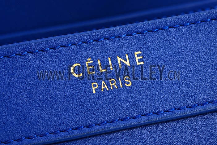 Celine Nano Luggage Blue
