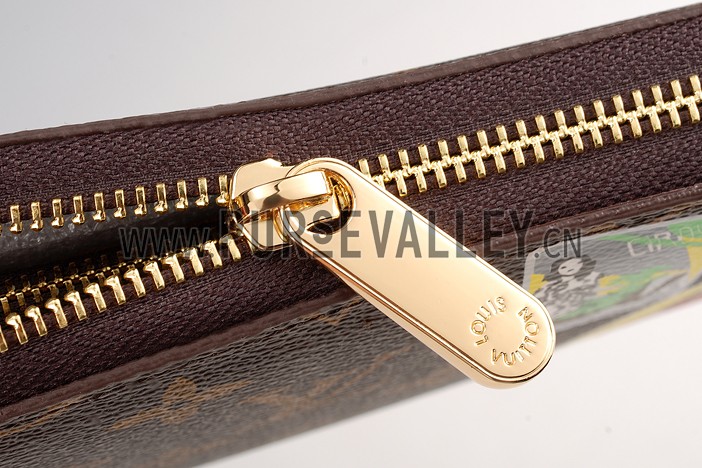 Louis Vuitton Cindy Sherman Print Zippy Wallet