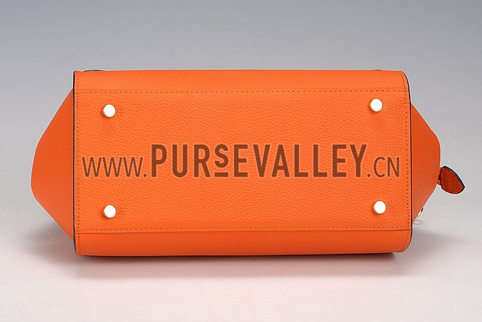 Hermes Stirrup Shoulder Bag Orange 608098