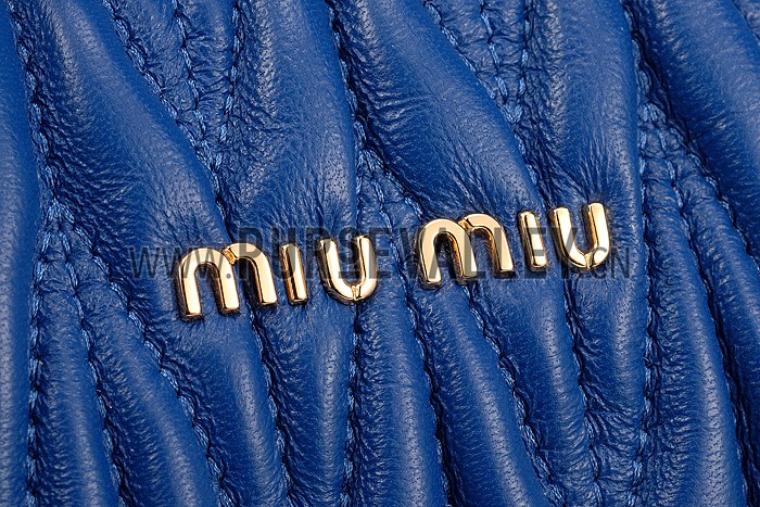 Miu Miu Matelasse Doctor Blue Bag