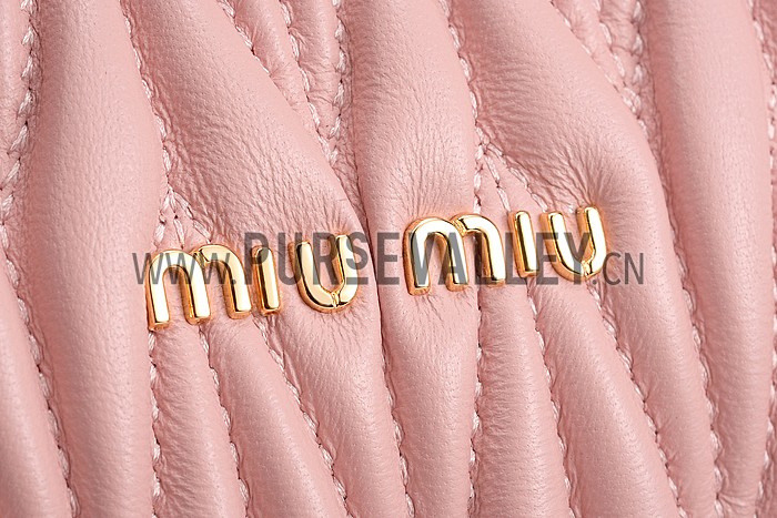 Miu Miu Matelasse Doctor Pink Bag