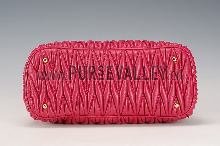 Miu Miu Matelasse Tote Rose Pink