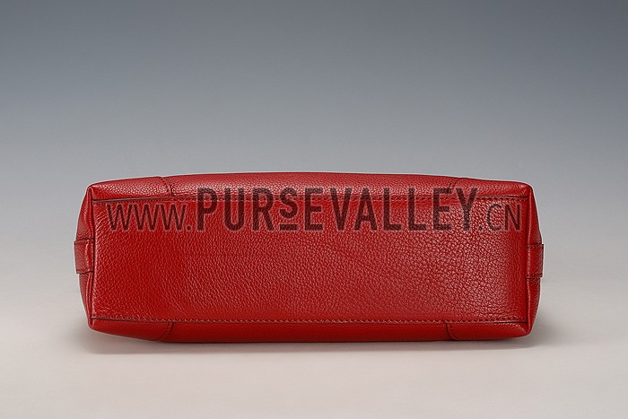 Gucci Miss GG Leather Hobo Dark Red