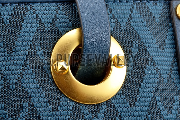 Valentino Viva Valentino Fabric Vertical Tote Bag Blue