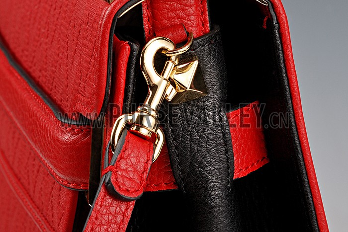 Valentino Viva Valentino Fabric Single Handle Bag Red