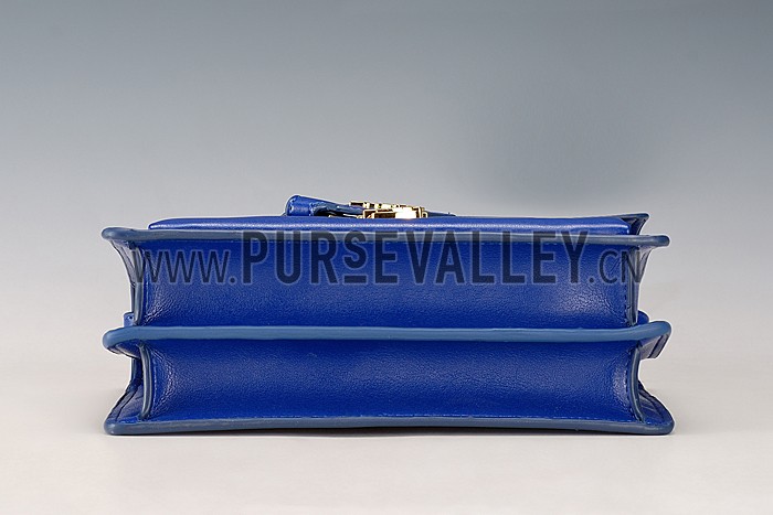 Saint Laurent High School Medium Bag Blue