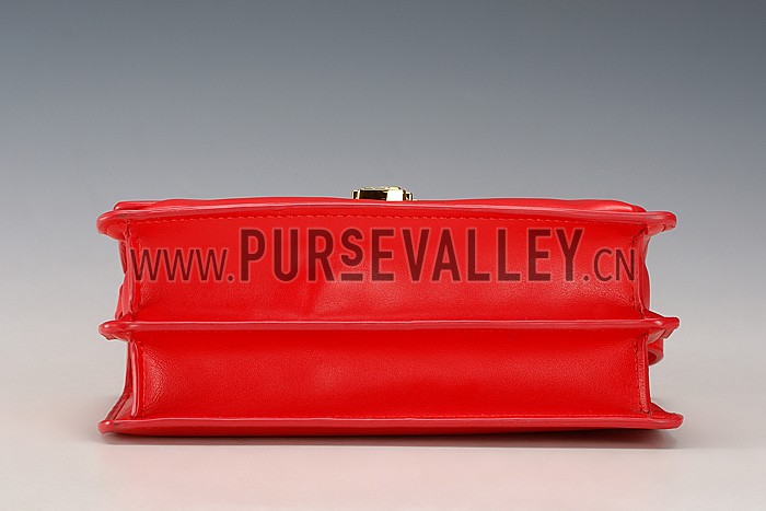 Saint Laurent High School Medium Bag Red