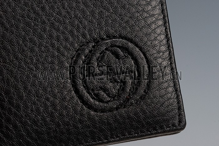 Gucci Long Wallet Black Leather