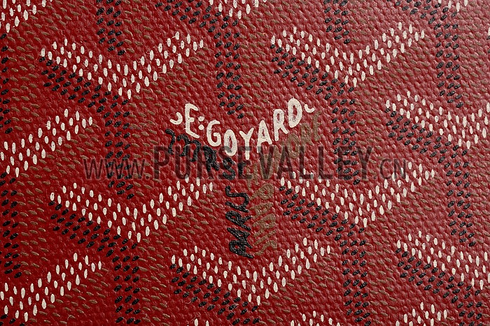 Goyard Large Pouch Dark Red
