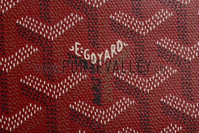 Goyard Medium Pouch Dark Red