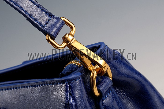 Prada Classic Top Handle Blue