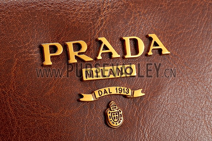 Prada Classic Top Handle Brown