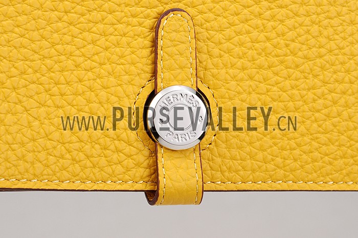 Hermes Dogon Wallet Yellow 18926641