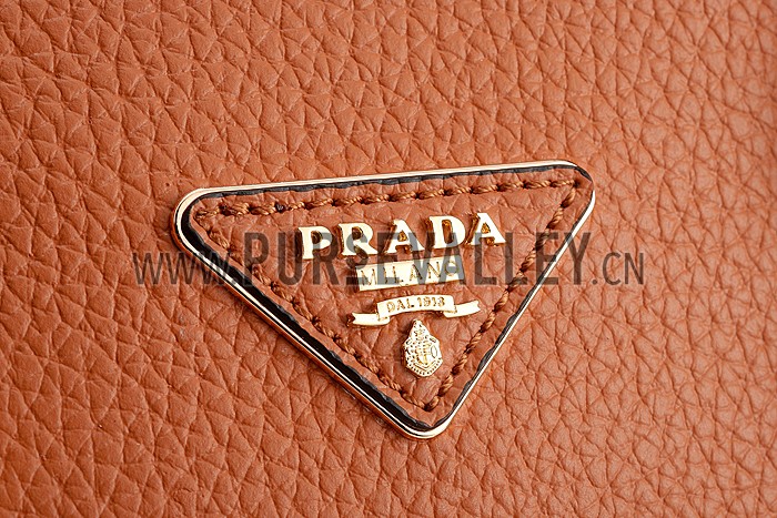 Prada Double Tote Tan