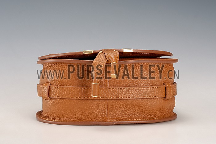 Chloe Marcie Flap Small Shoulder Bag Tan