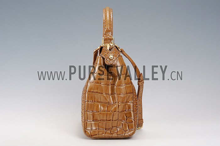 Fendi Small Peekaboo Tan Leather Bag 608303